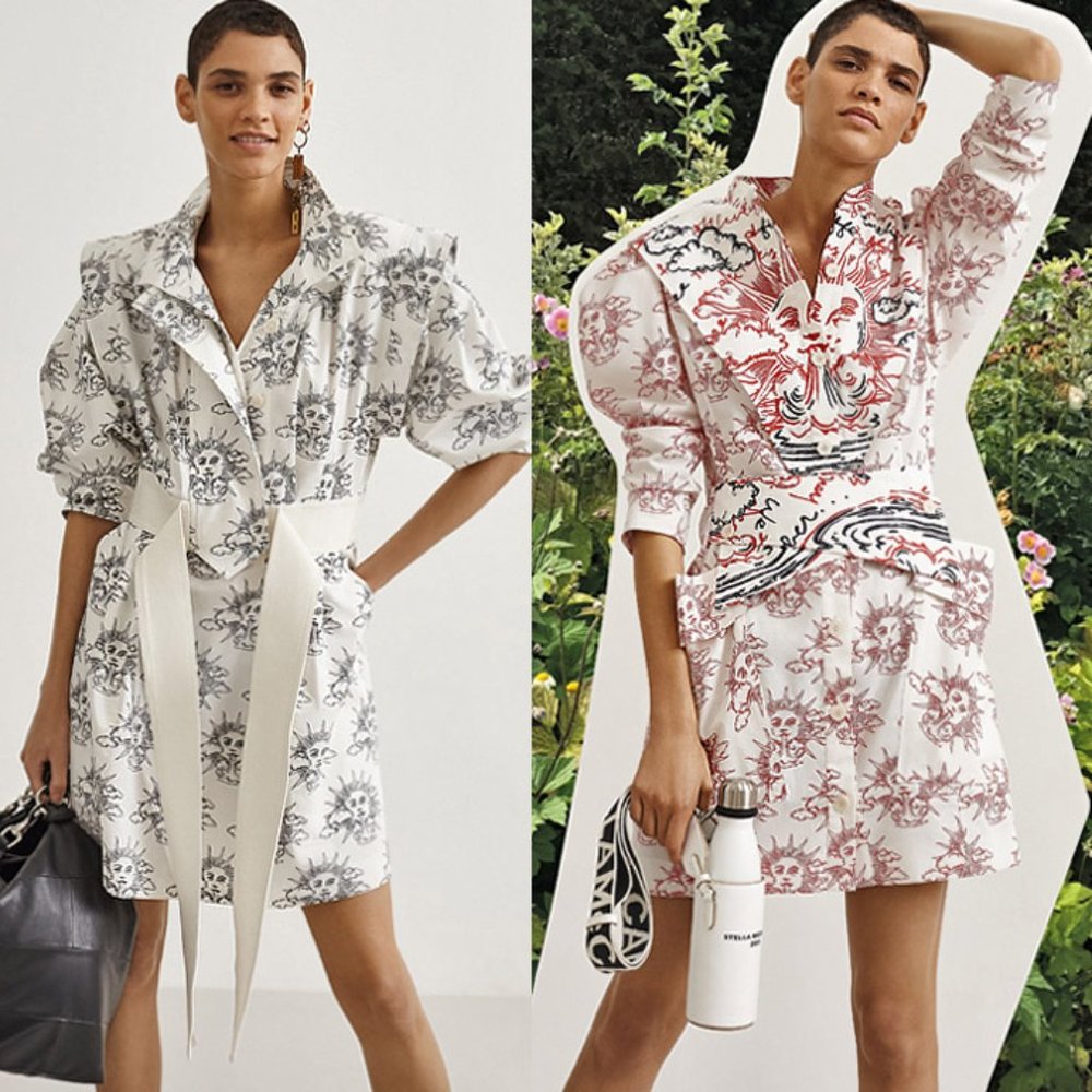 STELLA MCCARTNEY We are the Weather Organic Cotton Dress size 44